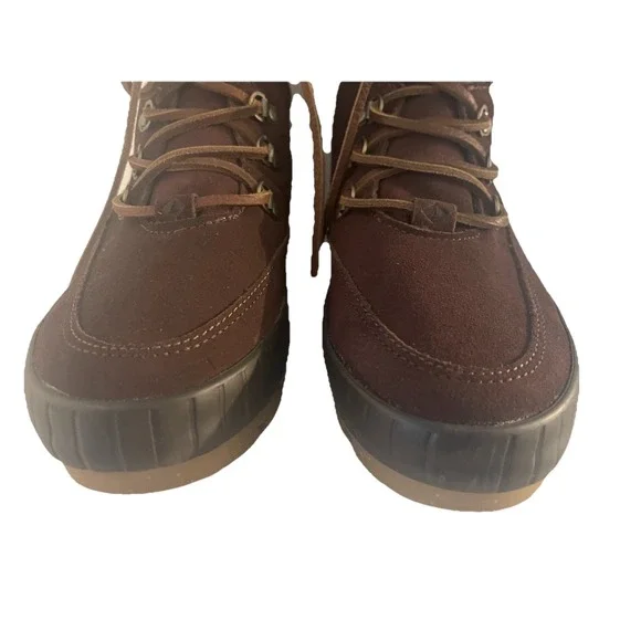 Sperry Women's Boots Torrent Lace Up Brown Leather Faux Fur Trim Winter Size 9.5 - Picture 11 of 16